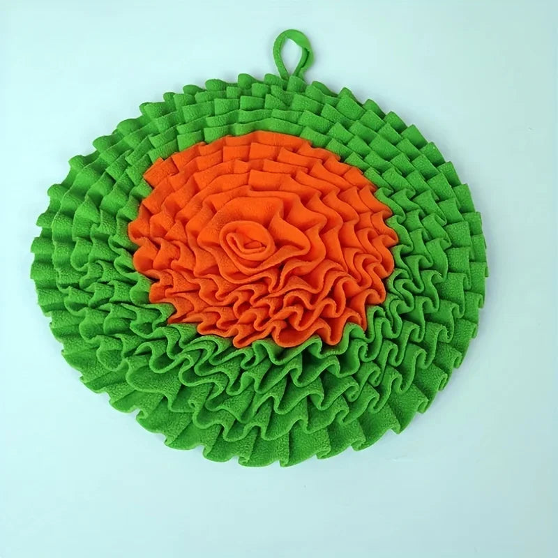Dog Snuffle Mat for Dogs  Reduces Boredom & Anxiety Slow Eating & Smell Training Dog Brain Stimulating Toys  Small Dog Bed