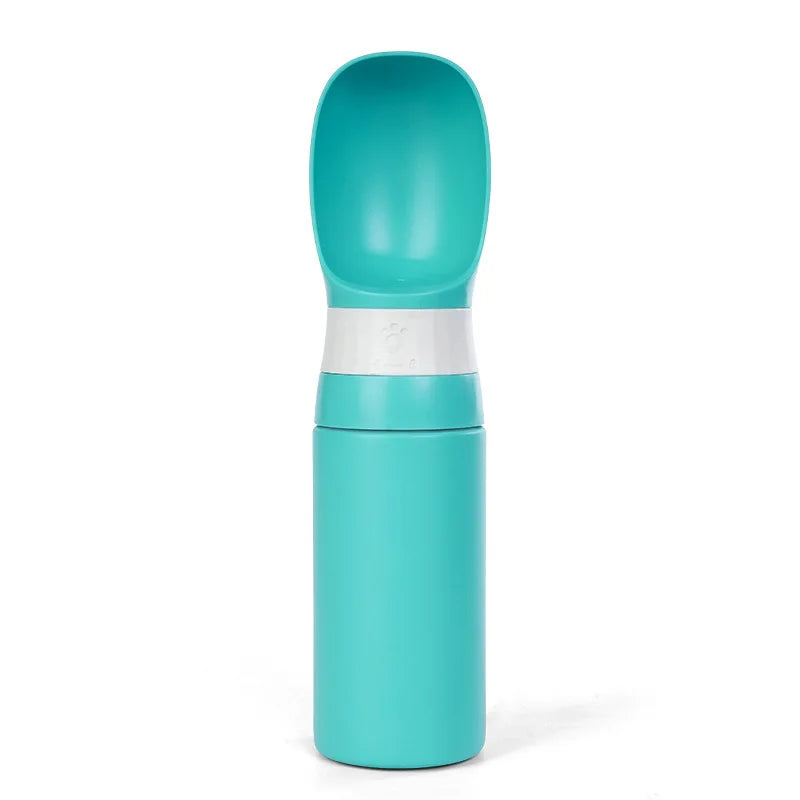 Double-layer 304 Stainless Steel Pet Thermos Cup, Outdoor Portable Water Bottle for Cats and Dogs