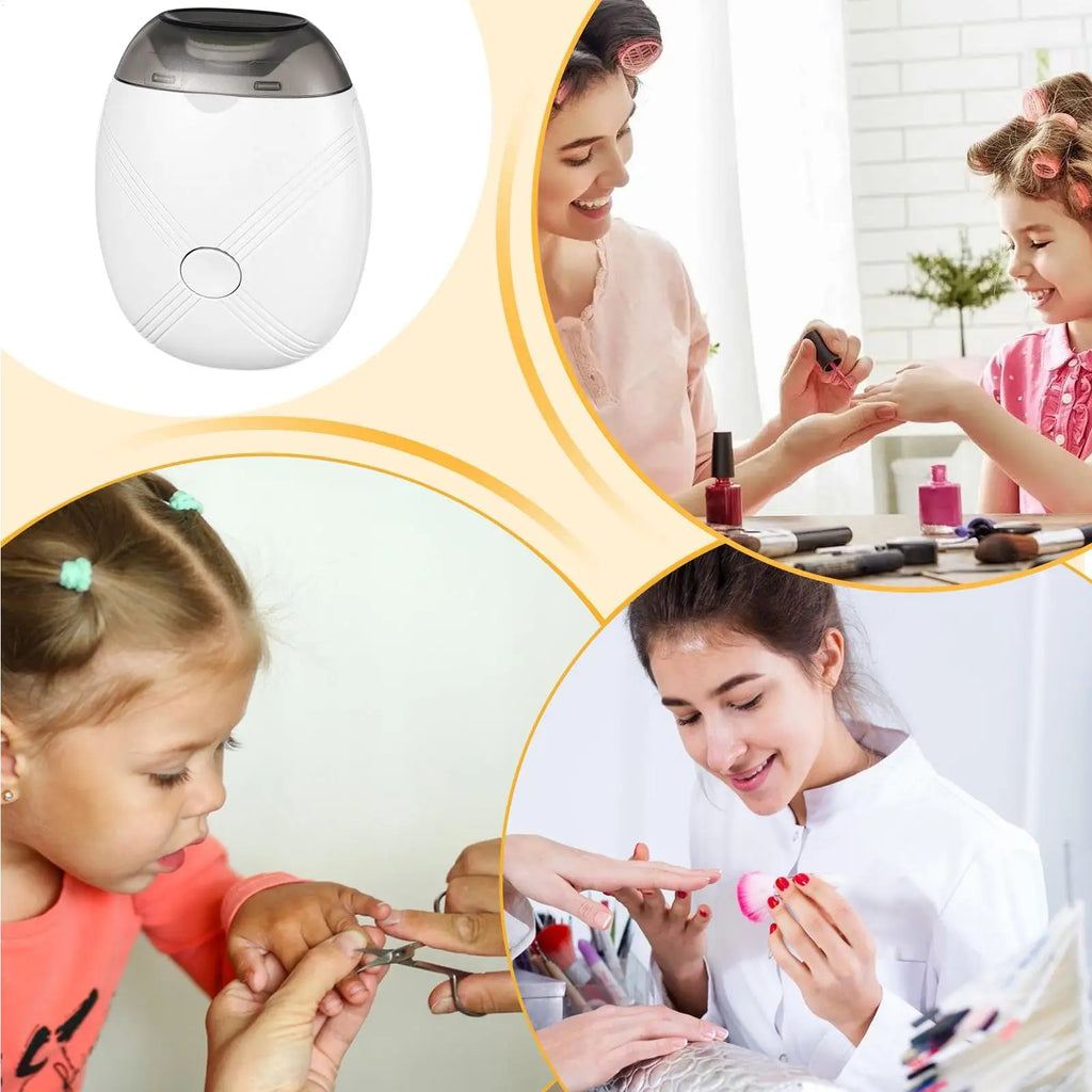3 Speed Rechargeable Electric Nail File Automatic Nail Clipper Polisher with Light Nail Drill Grinder Tool for Manicure Pedicure