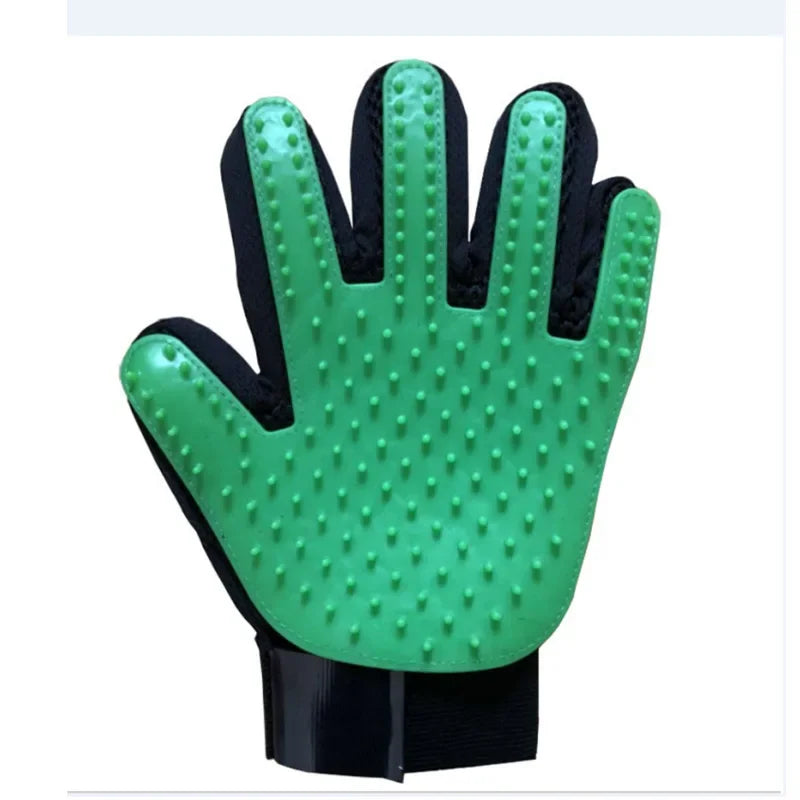 Pet Glove Cat Grooming Glove Cat Hair Deshedding Brush Gloves Dog Comb for Cats Bath Hair Remover Clean Massage Brush For Animal